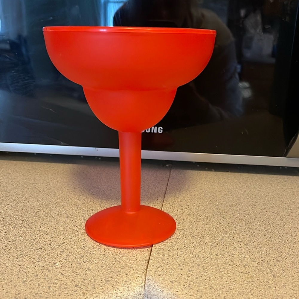 Freezable margarita plastic tumbler set of two